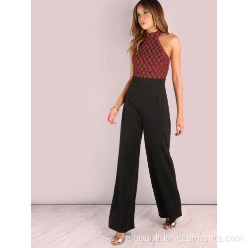 Printing Yogs Pants Women Office Loose Tube Wide Leg Pants Jumpsuits Supplier